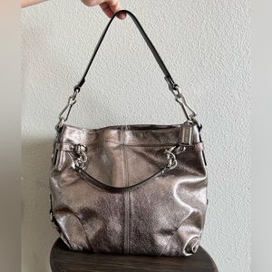 Coach Metallic Satchel/Purse